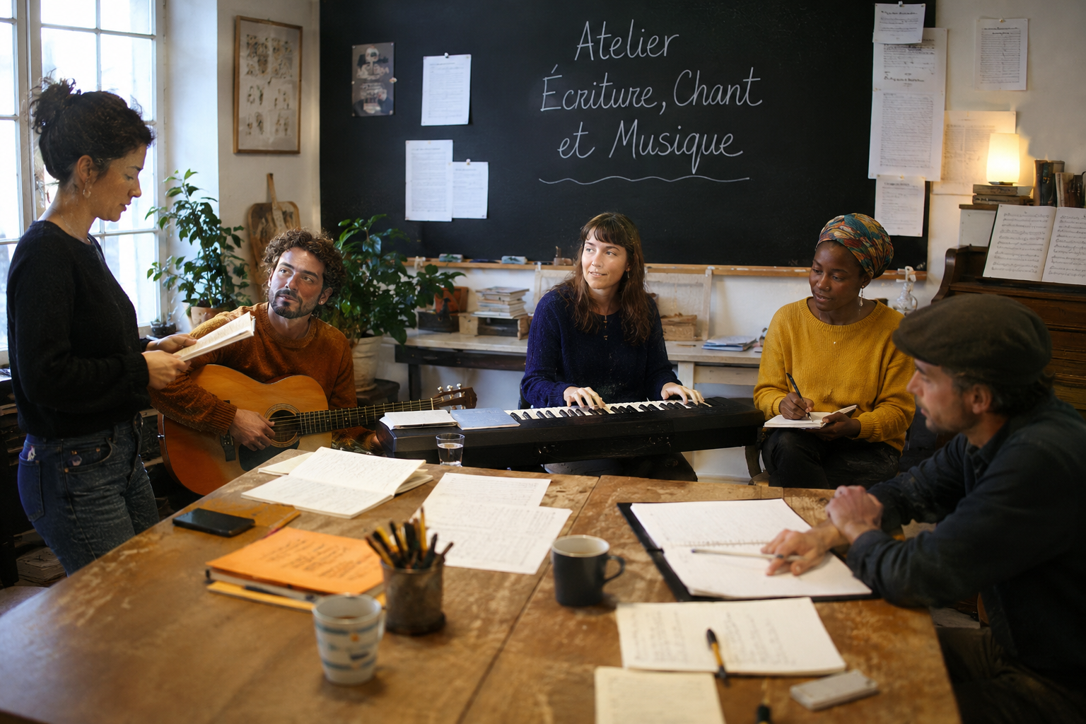 Atelier écriture,chant et musique